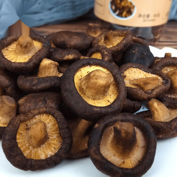 香菇脆80gx2罐装 即食脱水香菇蘑菇干果蔬脆休闲网红零食 蔬菜干 香菇