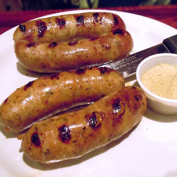 德国香肠罗勒叶香肠德式香肠烤肠酒店西餐厅火腿无淀粉热狗商用万寿斋