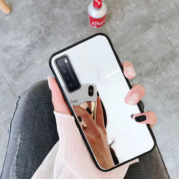 华为nova7手机壳nove7i化妆镜nowa6后面带镜子novo7se畅享 华为nova7