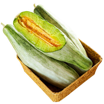 速运山东羊角蜜甜瓜新鲜现在时令小香瓜脆甜年货礼盒羊角蜜3斤