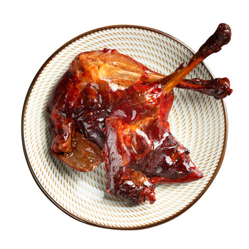 乡巴佬卤味鸭腿五香麻辣香酥大鸡腿熟食休闲零食小吃点心特产乡巴佬黑