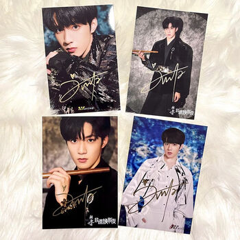 马嘉祺签名照时代少年团亲笔签名照tnt亲签宋亚轩 刘耀文签 文随机一