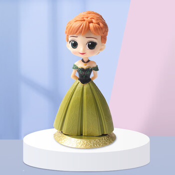 磁立方爱莎公主玩偶冰雪奇缘玩具艾莎安娜人偶q版模型娃娃生日礼物