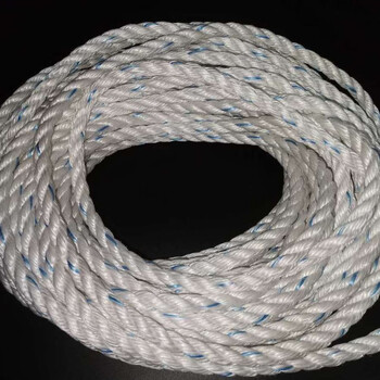 尼龙绳亚麻绳捆绑耐磨扁丝绳刮粪机绳货车刹车安全绳聚丙烯20米12mm