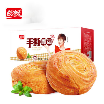 盼盼手撕面包1kg整箱早餐糕奶香味网红吃货小零食小吃休闲食品 手撕