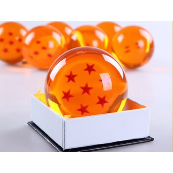 动漫七龙珠7颗水晶球一套装神龙模型玩具四星球许愿礼物生日 单个球