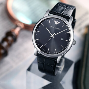 阿玛尼(armani)阿玛尼(emporio armani)手表男士欧美表皮带商务石英