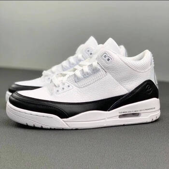 智芸雁aj3藤原浩联名中中帮耐磨耐磨篮球鞋乔3男女运动鞋情侣鞋鞋子男