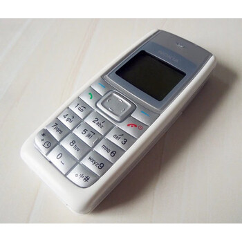 适用nokia/诺基亚1110i黄屏直板按键老款经典工厂学生备用 白色 白屏