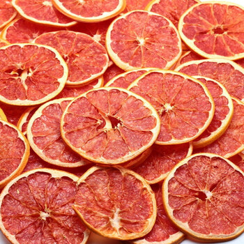 茶南非柚子片西柚干橙子干橙子片新鲜西柚果片独立包装 西柚片100克