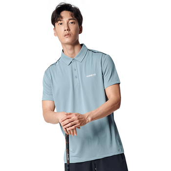 探路者toreadpolo速干t恤21春夏户外男女情侣吸湿排汗短袖翻领t恤tajj