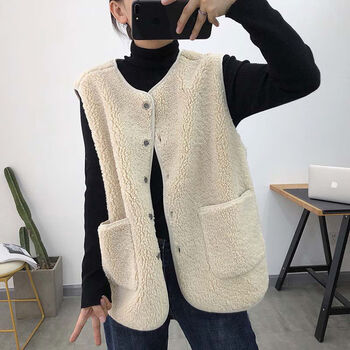 马甲女冬季马甲女短款2021新款秋冬韩版百搭女士坎肩外穿背心马夹外套