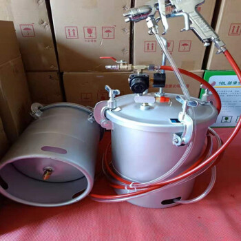 2升5l10l15水包水砂多彩油漆乳膠漆塗料壓力桶仿大理石噴搶噴漆槍 10