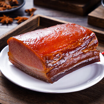 fuxitang 富硒堂腊肉陕南特色烟熏五花肉后腿肉农家自制腌制肉500g