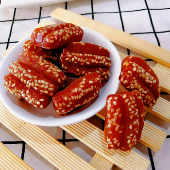 洛阳传统特产点心糕点河南果子蜜三刀酥三刀怀旧果子酥三刀1斤25个