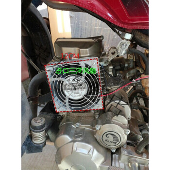 摩托车水箱风扇接线图图片