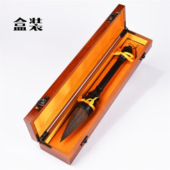 灰尾鼠须大斗笔木大毛笔特大号提斗笔大抓笔大楷鼠毫加健兼毫熊毫大号