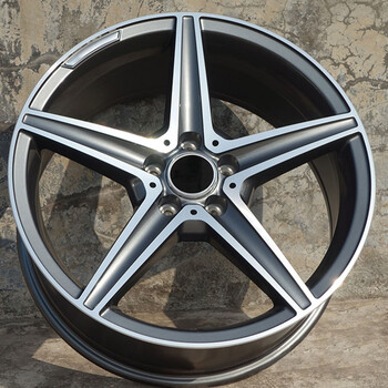 沃佳轮18寸改装轮毂适用于奔驰c级s系e系c200c260e300ls320s400枪灰色