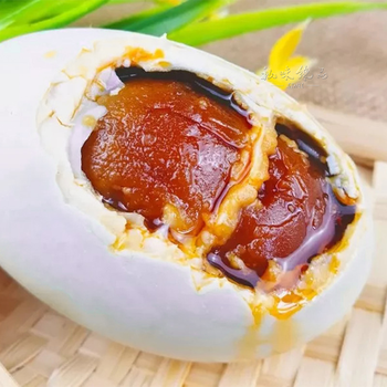 双黄咸鹅蛋腌制正宗红心流油鹅蛋咸蛋双黄蛋咸鹅蛋熟特大双黄批发