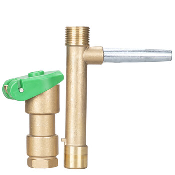 可狄kedi6分dn25快速取水阀全铜取水器园林绿化黄铜草坪1寸取水口铜制