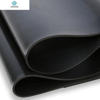 绝缘垫配电房高压橡胶垫板黑红绿电箱房防火阻燃环保无味黑色平面1米1