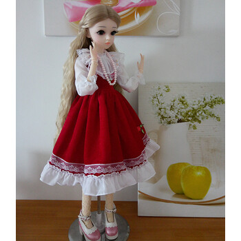 迷铭乐多丽斯凯蒂洋娃娃素体3分bjd裸娃60cm厘米18关节女娃换装衣服