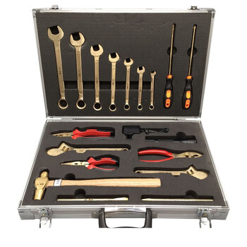 防爆工具套装无火花铜防爆工具组合套装油库气站专用防爆组合工具无