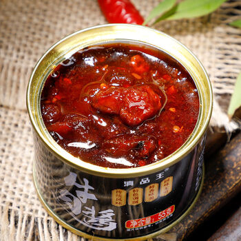 牛肉酱香辣下饭菜拌面酱辣椒酱香菇牛肉酱罐头 精美铁罐装牛肉酱 买15