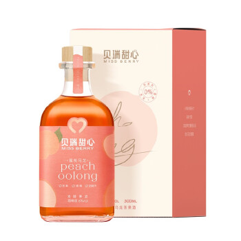 Missberry果酒 贝瑞甜心 Missberry 洋酒果酒甜酒纯发酵微醺蜜桃乌龙300ml 行情报价价格评测 京东