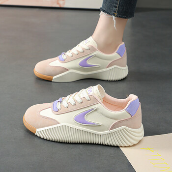 李寕女鞋中考体育专用鞋学生立定跳远田径训练阿甘运动鞋考试跑鞋紫色