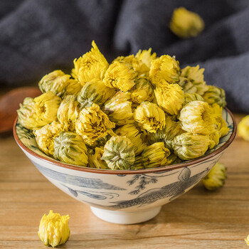 菊花茶胎菊王1000g散装桐乡杭白菊花茶菊花茶贡菊花茶2斤