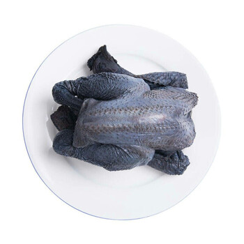 年初十后发货】乌鸡肉乌骨鸡乌鸡土鸡乌肉鸡1100g左右现杀活体顺丰