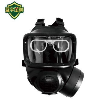 新华 呼吸防护 单眼窗防毒面具 1个 MF203（含1个滤毒罐）罩体材质：氯化丁基橡胶