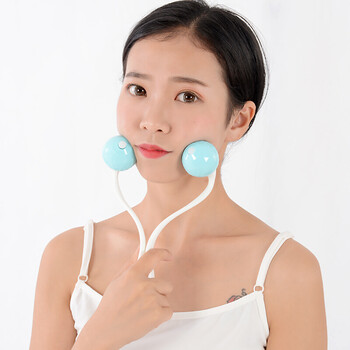 冀腾达 脸部按摩器 脸颊滚珠按摩夹球形多效按摩器瘦脸器脸庞天然美型