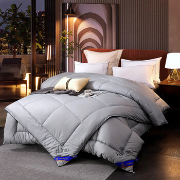 希尔顿被子大豆纤维被希尔顿酒店大豆纤维棉被单双人子母被春秋厚冬薄