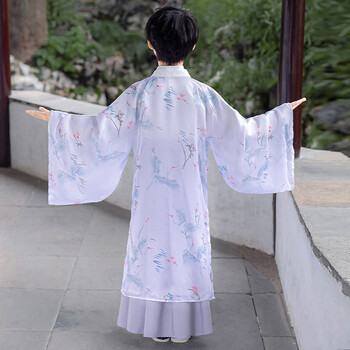 唐思贝雅儿童汉服男秋装长袖古装男童春秋款古风衣服男孩子中国风唐服