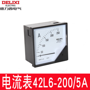 德力西电气（DELIXI ELECTRIC）德力西42L6电流表150A 200A 300A400A 600A指针式 电压表450V 250A/5