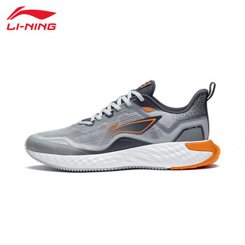 李宁(li-ning)跑步鞋云科技逐云男鞋轻便透气夏季舒适减震休闲黑色