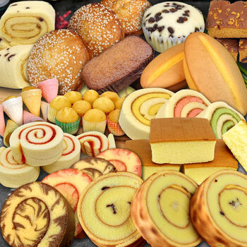 多种口味蛋糕面包饼干类各种各样组合混搭混装早餐零食整箱口味混装