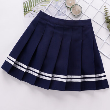 揽典女童百褶裙半身裙夏天儿童短裙春新款小学生校服裙学院风jk半身裙