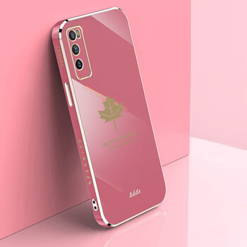 品美廉 华为畅享z手机壳 畅享20pro保护套dvc-an00枫叶直边电镀软壳