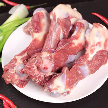 羊棒骨肉多骨髓多新鲜现杀火锅食材羊腿骨冬日肉多羊棒骨新鲜现杀1斤