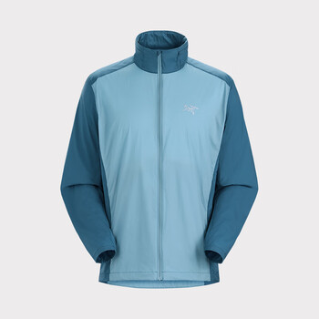 始祖鸟nodinjacket轻量男子防风夹克serenesolace静海蓝竹月蓝s