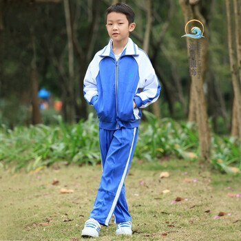 深圳校服 莎臣豹 小冬运裤(不加厚不加绒) 男 蓝色 125cm