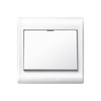 飞雕feidiao开关插座面板双开单联开关两开单控电源墙壁开关面板暗装