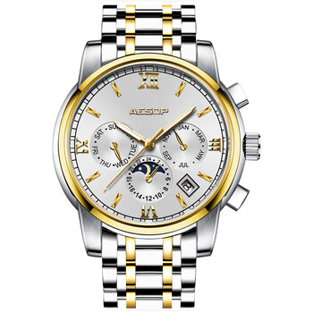 瑞士aesop伊索多功能机械手表男士新款全自动机械表潮流男表防水带