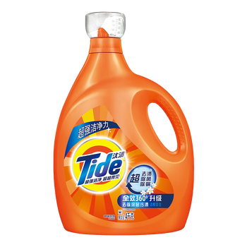 汰渍洗衣液4kg千克低泡易漂瓶装家庭装去渍无残留不伤衣家用红色35321