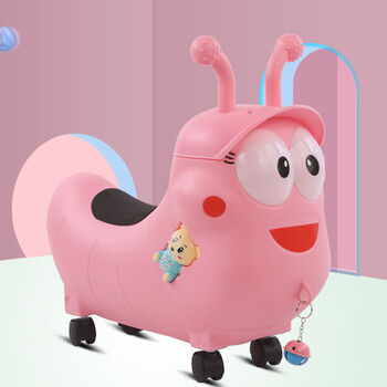 猛仕将新款高颜值爆笑虫子周边宝宝滑行扭扭车溜溜学步车超萌幼儿滑