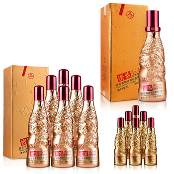 五粮液股份公司出品 58度密鉴(艺术金)3000ml 密鉴(艺术金)500ml*6 密