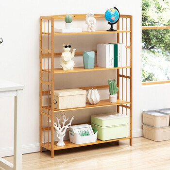 木马人落地家用储物置物架收纳架办公室客厅厨房货架子多层卧室宿舍